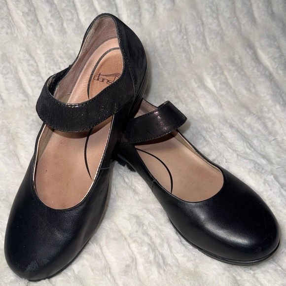 Dansko Black Mary Jane Sparkly Strap Women's Shoes Size EU 38-fits like US 7.5–8 - Picture 4 of 13